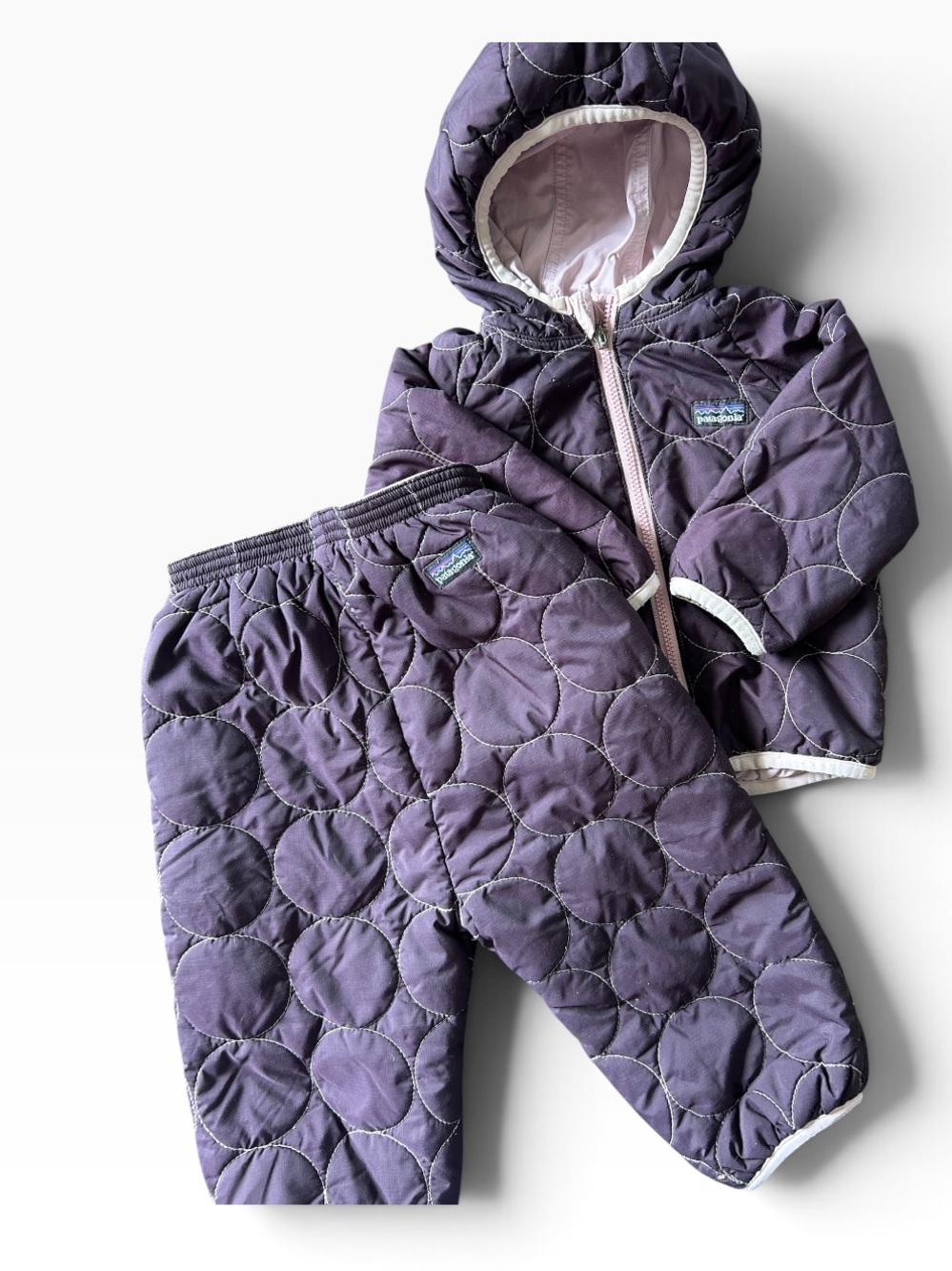 Patagonia quilted puff reversible set